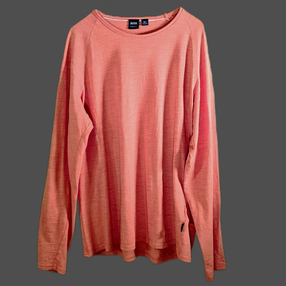 🌟Boss "Sassari 13" Crew Neck Round Collar Long Sleeve Shirt 🌟 - Picture 3 of 10